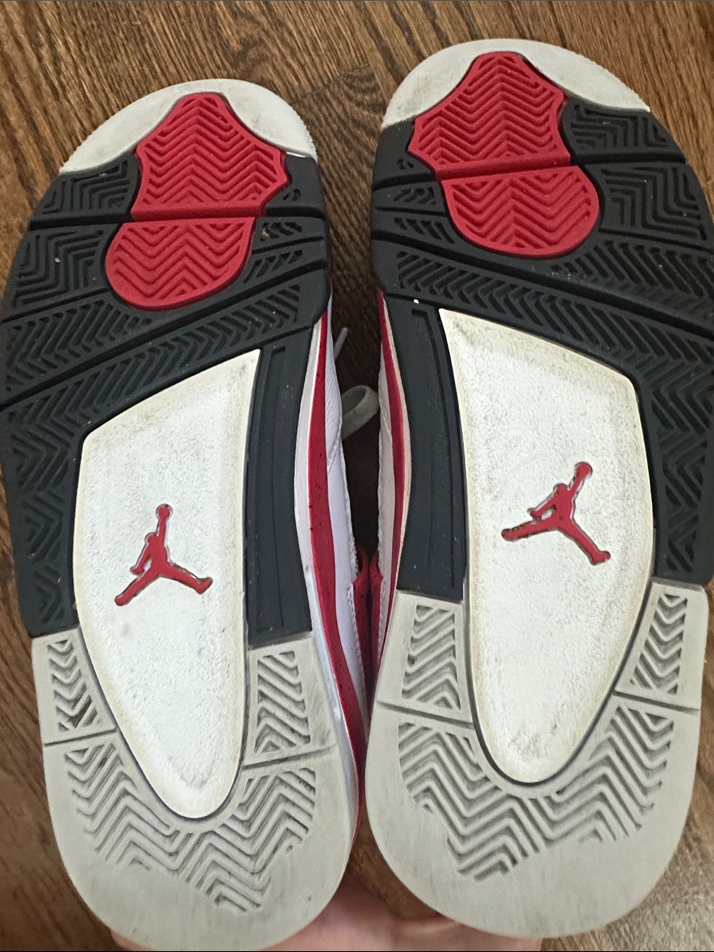 Air Jordan 4 Retro GS 'Red Cement' - youth 6.5 - Picture 14 of 14